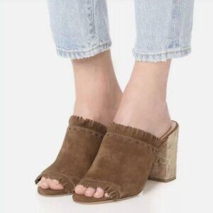 Tory Burch Huntington Suede Mule, Women's Size 10 1/2